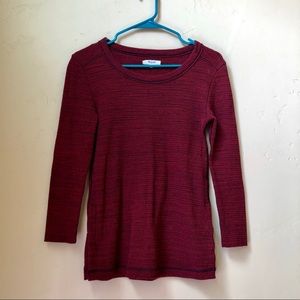 Madewell dark red sweater